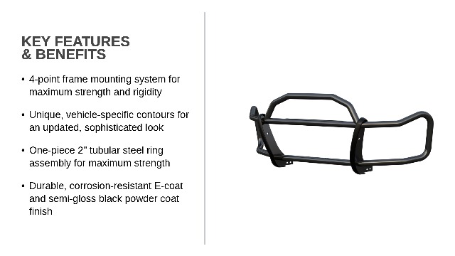 Amazon.com: FTNF Luverne 208810 SolidShield Black Steel Van Grille